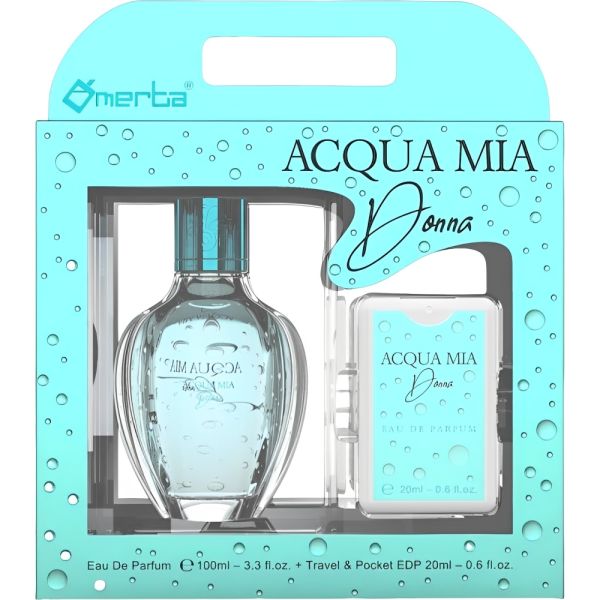 Kit Perfume Omerta Acqua Mia Donna EDP 100mL + 20mL - Feminino
