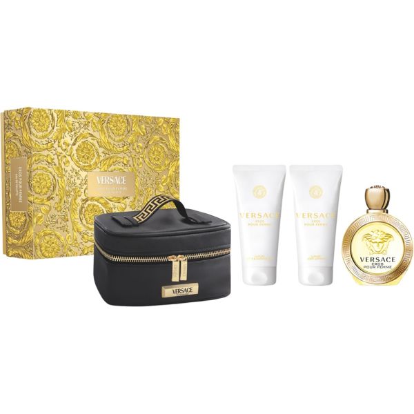 Kit Perfume Versace Eros EDT - Feminino 4 peças