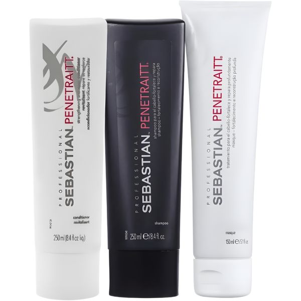 Kit Sebastian Penetraitt Shampoo 250mL + Condicionador 250mL + Máscara Capilar 150mL