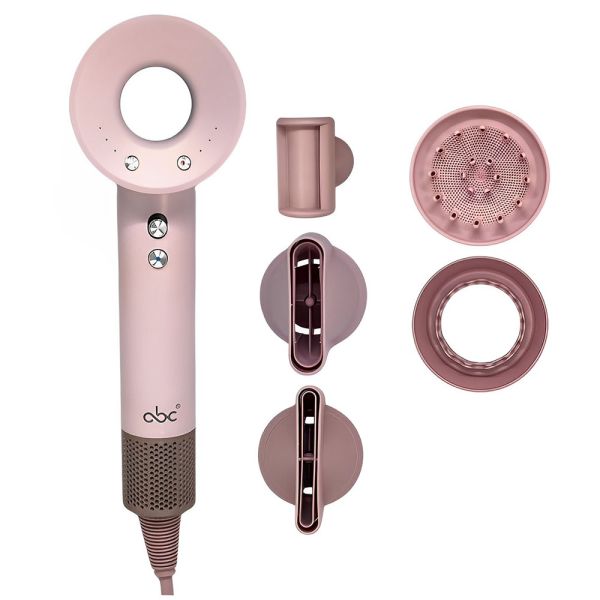 Kit Secador ABC A3005 Super Hair Dryer 5 em 1 110v - Rose
