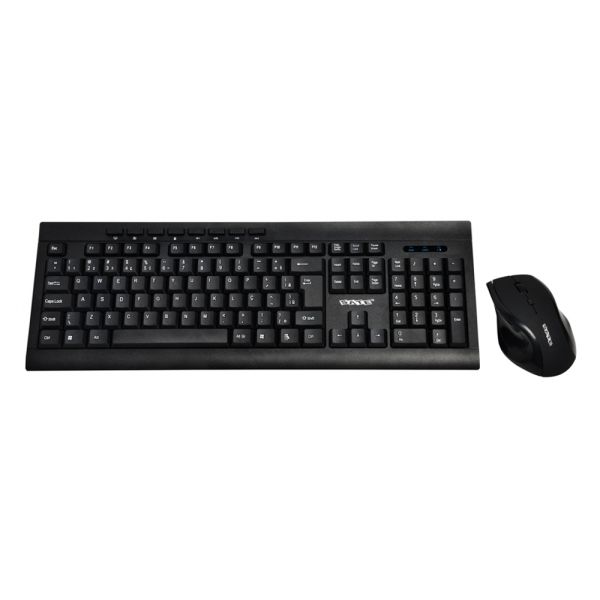 Kit Teclado + Mouse Sem fio Satellite AK-726G - Preto (Espanhol)