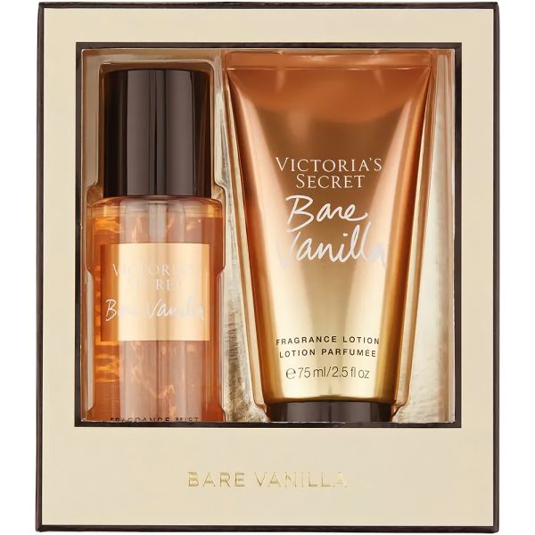 Kit Victoria's Secret Bare Vanilla Colônia 75mL + Loção 75mL - Feminino