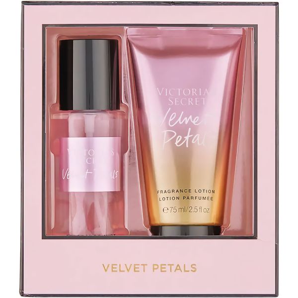 Kit Victoria's Secret Velvet Petals Colônia 75mL + Loção 75mL - Feminino