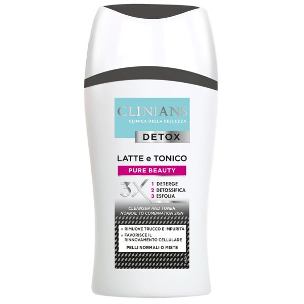 Leite de Limpeza Clinians Latte e Tonico Detox - 200mL