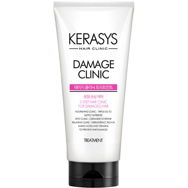 Máscara de Tratamento Kerasys Demage Clinic Rosa - 300mL