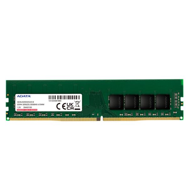 Memória RAM DDR4 Adata 3200 MHz 16 GB Premier AD4S32008G22-SGN - Preto/Verde