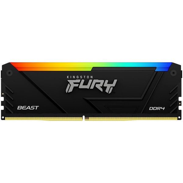 Memória RAM DDR4 Kingston Fury Beast RGB KF432C16BB2A/8 8 GB - Preto