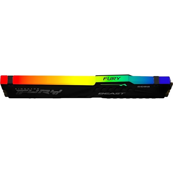 Memória RAM DDR5 Kingston 5200 MHz 32 GB Fury Beast RGB KF552C40BBA-32 - Preto