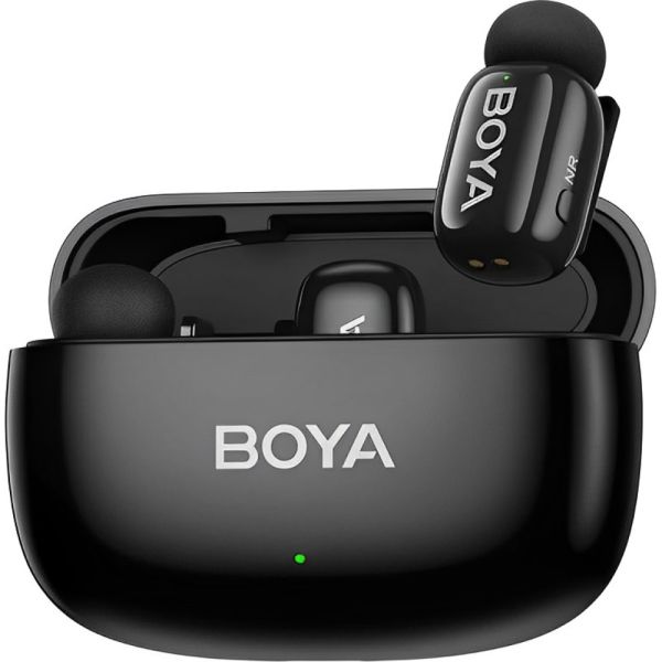 Microfone Sem Fio Boya Mini Lightning - Preto