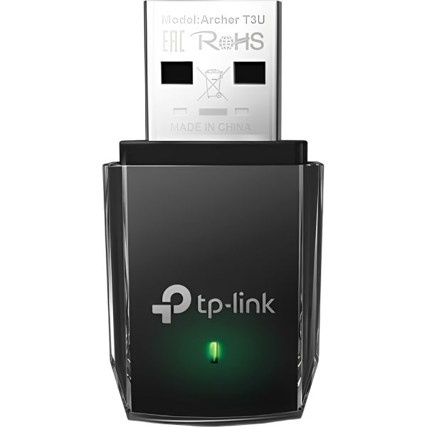 Mini Adaptador Wi-Fi TP-Link Sem Fio MU-MIMO AC1300 - Preto