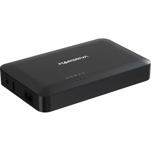 Nobreak UPS Mini Marsriva KP1 Plus 16000 mAh 18 W - Preto