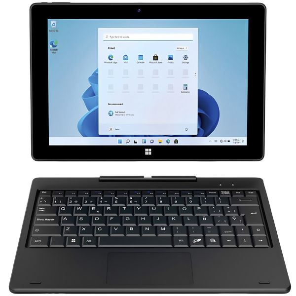 Notebook Advance CN4058BK 10.1" Intel Celeron N4020 8 GB 128 GB eMMC Touch - Preto