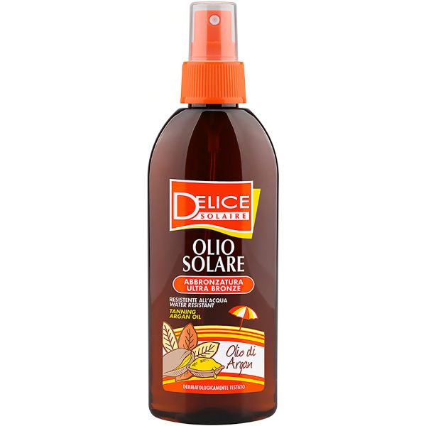 Óleo Bronzeador Delice Solaire Argão Spray - 150mL
