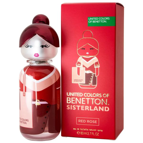 Perfume Benetton Colors Sisterland Red Rose EDT - Feminino 80mL