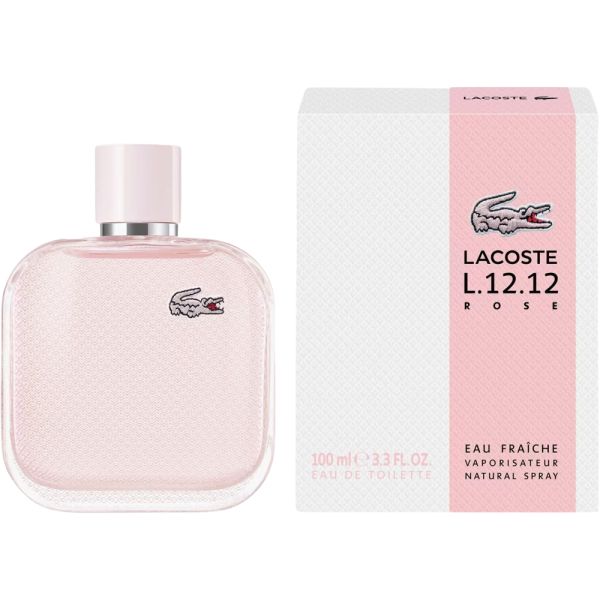 Perfume Lacoste L.12.12 Rose EAU Fraîche EDT - Feminino 100mL