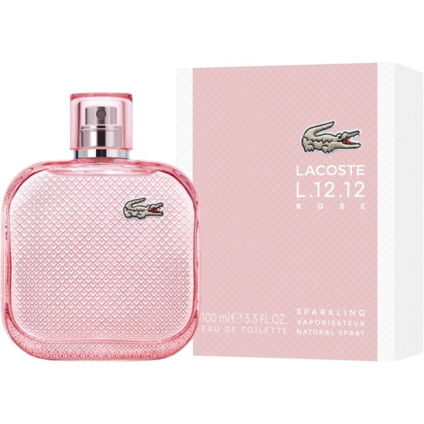 Perfume Lacoste L.12.12 Rose Sparkling EDT - Feminino 100mL