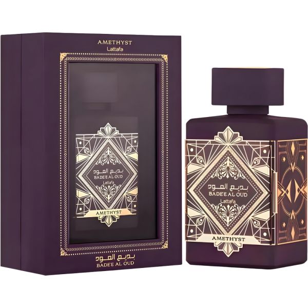 Perfume Lattafa Bade'e Al Oud Amethyst EDP - Unissex 100mL