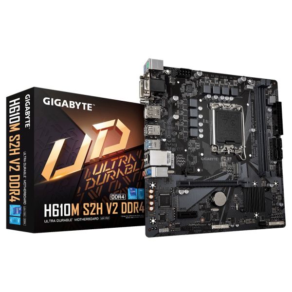 Placa Mãe Gigabyte H610M S2H V2 1700 DDR4