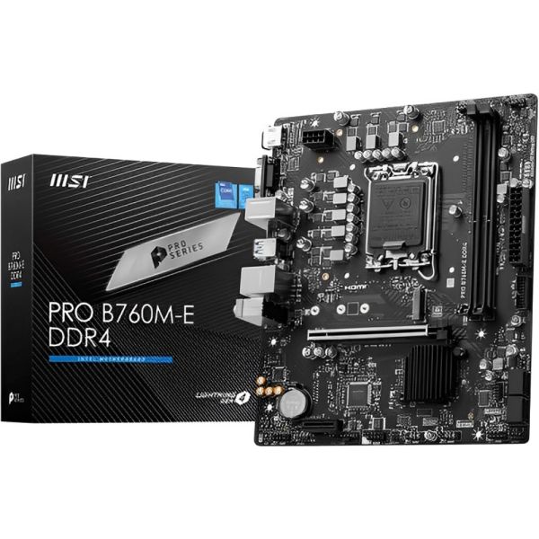 Placa mãe MSI Pro B760M-E LGA 1700 DDR4