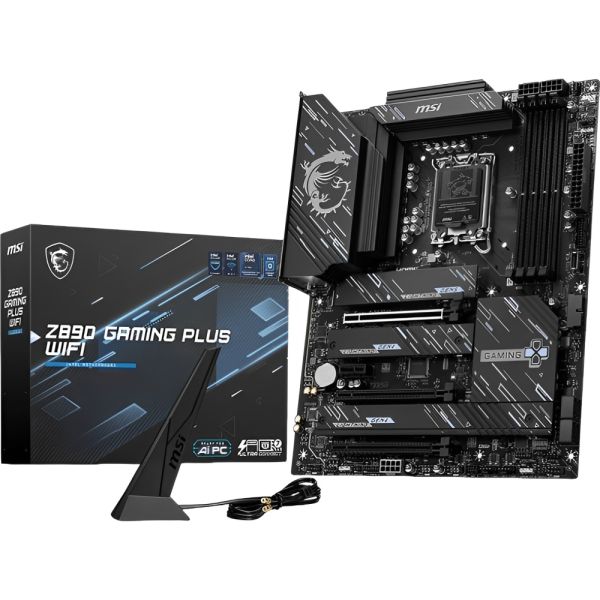 Placa Mãe MSI Z890 Gaming Plus Wi-Fi LGA 1851 DDR5