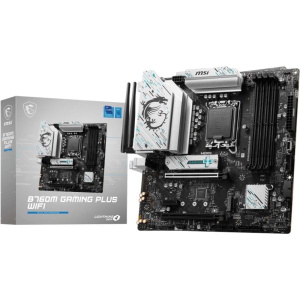 Placa-mãe MSI B760M-A Gaming Plus Wifi LGA 1700 DDR5