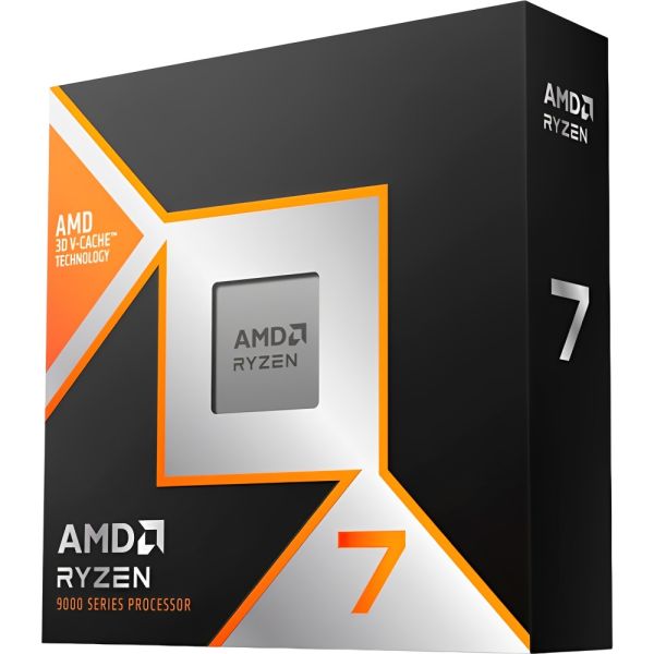 Processador CPU AMD Ryzen 7 9800X3D 4.7 GHz AM5 32 MB (Sem Cooler)