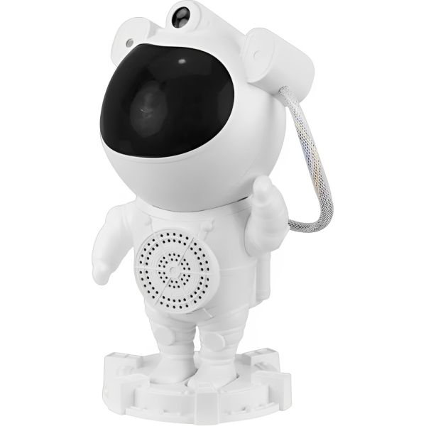 Projetor de Luz Interior Smart Vision XL-737 Astronauta com Speaker - Branco