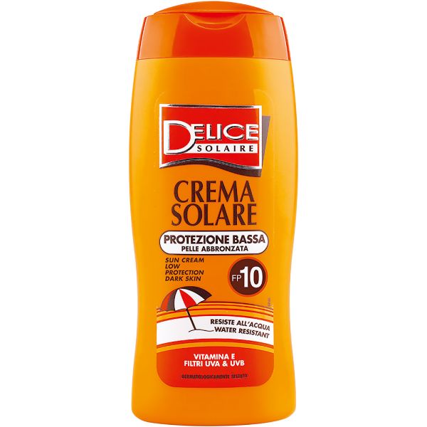 Protetor Solar Delice Solaire Protezione Bassa FPS 10 - 250mL