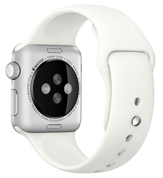 Pulseira 4Life para Apple Watch Silicone 42/44/45/49 mm - Branco