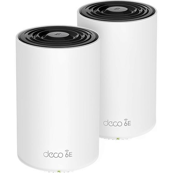 Roteador TP-Link Deco XE75 AXE5400 Tri-Banda Mesh Wi-Fi 6E - Branco 2 peças