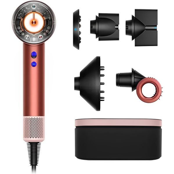 Secador de Cabelo Dyson Supersonic Nural HD16 1600 W 220v - Strawberry Bronze/Blush Pink