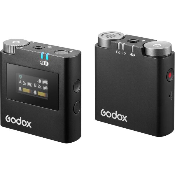 Sistema de Microfone Godox Virso S M1 Sem Fio (1TX+1RX) para Câmera Sony