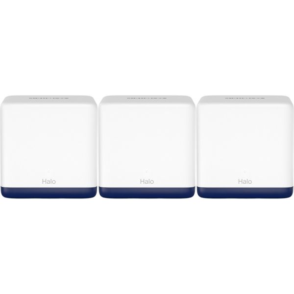 Sistema Wi-Fi Mesh Mercusys Halo H50G AC1900 - 3 Unidades