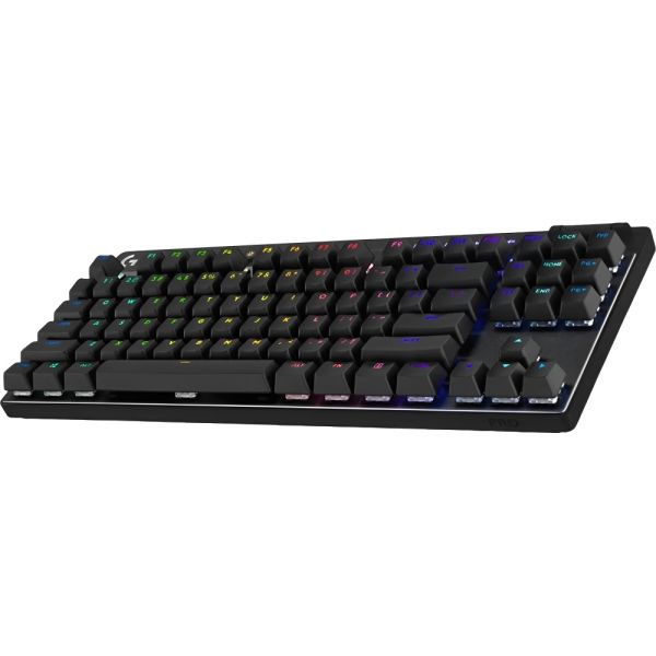 Teclado Gamer Logitech G PRO X TKL LIGHTSPEED Sem Fio - Preto (Inglês) (920-012127)