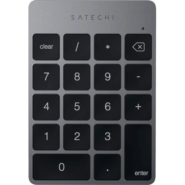 Teclado Numérico Sem fio Satechi ST-SALKPM Bluetooth - Cinza Escuro
