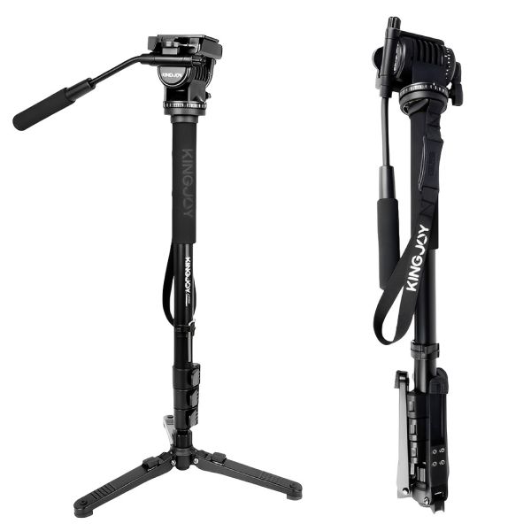 Trípode Monopod KingJoy M3+MP208F+VT-1510 - Preto