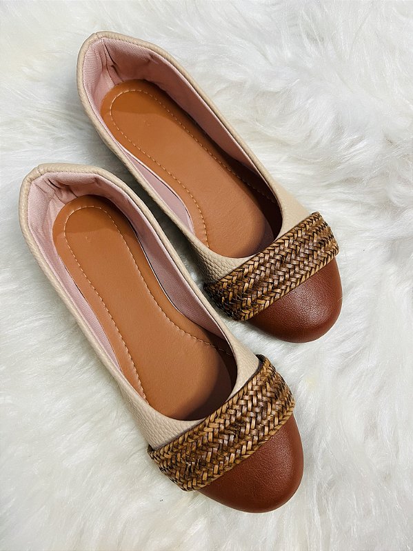 Sapatilha bico redondo