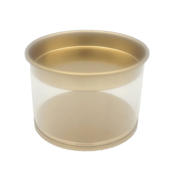 Lata Baixa Dourada Acetato 80ml com 6 Unidades
