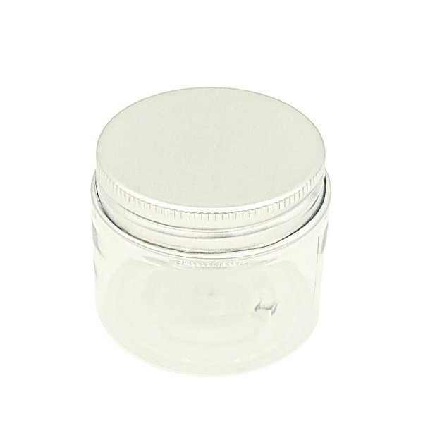 Pote Pet Com Tampa Prata 50ml Com 12 Unidades