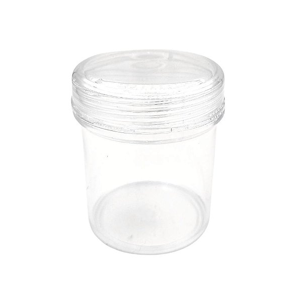 Pote Acrílico Transparente 120ml Com 6 Unidades