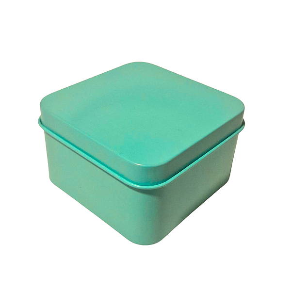 Lata Quadrada Metal Tifany 110ml c/ 6 Unidades
