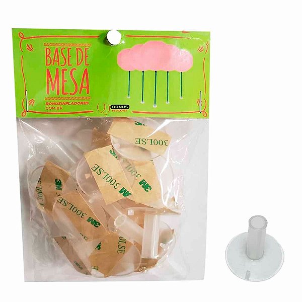 BASE DE MESA PARA SUPORTE DE BALÃO COM 20 UNDS