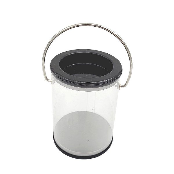 MINI LATINHA DE TINTA 100ML C/6 UNIDS 7X5CM PRETO 0092