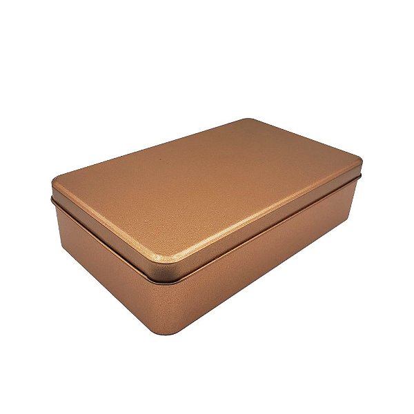 LATA RETANGULAR G 19X11X4,5CM ROSE GOLD 3612