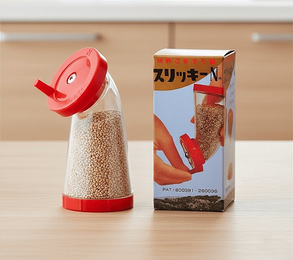 Moedor de Gergelim Japonês Profissional - Vermelho