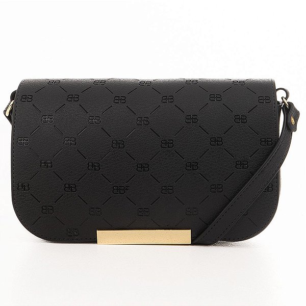 Mini Bolsa Glossy Be Forever Preta 3513318A-1