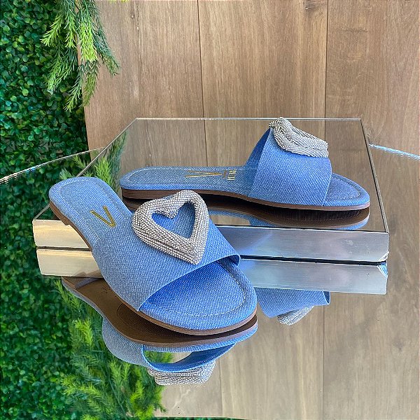 Rasteira Vizzano Jeans 6371368