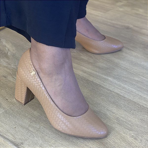 Scarpin Modare Camel 7377105