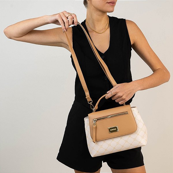 Bolsa Rafitthy Milk/ Palha 2816127B_2