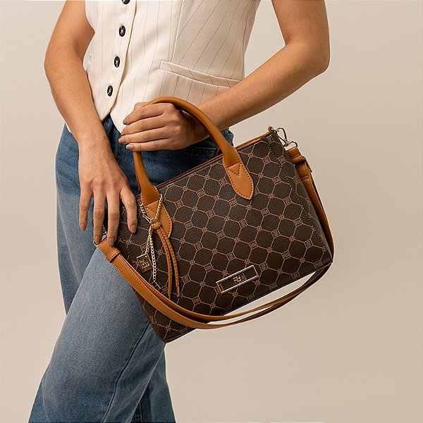 Bolsa Rafitthy Caramelo/ Tofu 2816140A